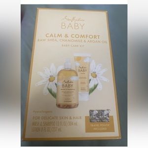 Shea Moisture Baby Calm & Comfort Baby Care Kit Wash & Shampoo 13oz, Lotion 8oz